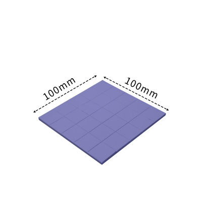 ゴム熱伝導性パッド パーツ 高温シリコンパッド ISO9001