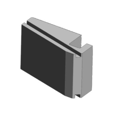 機械加工方法と88.0x56.0x39.0mmのCNCフライスリング鋼Pinza 005 E1