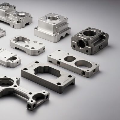 硬さ 材料による アルミ合金 cnc加工部品 シリアル番号 FLC-1 自動化機器のための精密金属部品